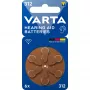 Varta 24607101416 pila para audífonos tamaño 312 PR41, zinc-aire, 1,45 V, 6 uds.