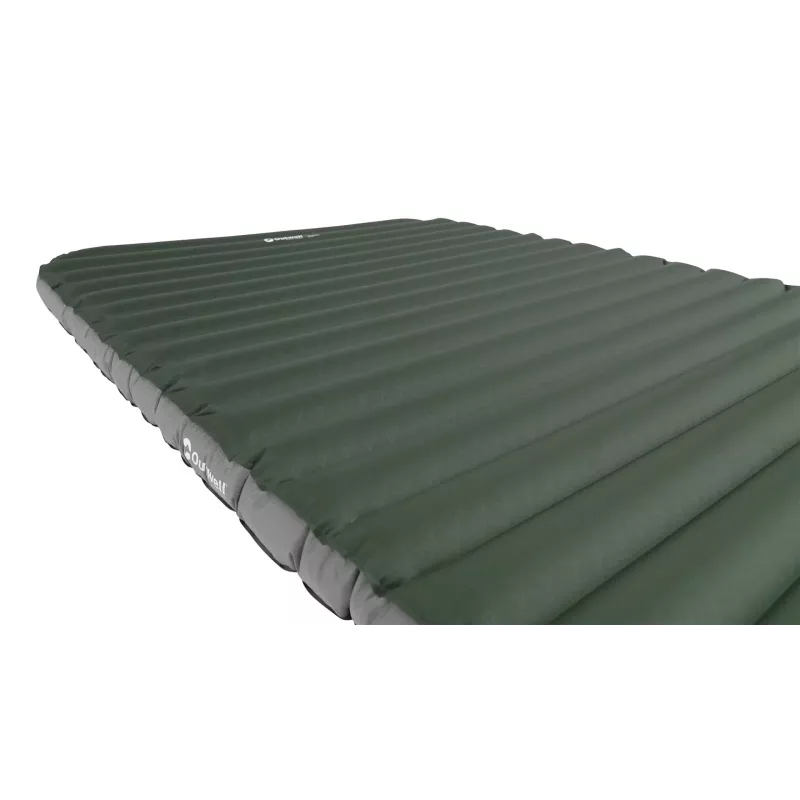 Colchón hinchable doble Outwell 400124 — 1200×1950×110 mm, poliéster/PVC, verde