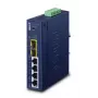 Switch gestionado PLANET Industrial L2/L4 4 puertos Gigabit Ethernet 10/100/1000