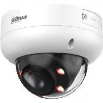 Cámara de vigilancia IP domo Dahua WizSense DH-IPC-HDBW3849R-ZAS-IL-27135 — 3840×2160, 30 fps, techo, cableada, blanca