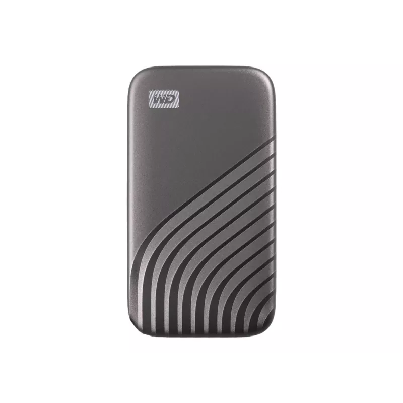 WD My Passport SSD WDBAGF0040BGY – SSD – cifrada – 4 TB – externa (portátil) – USB 3.2 Gen 2 (conector USB-C) – AES de 256 bits – gris