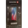 Protector de pantalla de cristal templado 3D Full Glue SWISSTEN para Samsung Galaxy S10+ negro