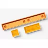 Enter Aluminum Alloy Artisan Keycap, Tecla blanca/naranja