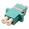 Acoplador de fibra óptica Digitus dúplex LC a LC MM OM3 aqua