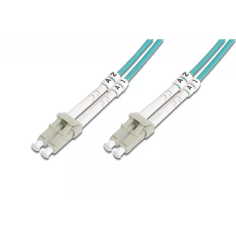Cable de conexión de fibra óptica multimodo OM3 LC/LC 15 m Digitus