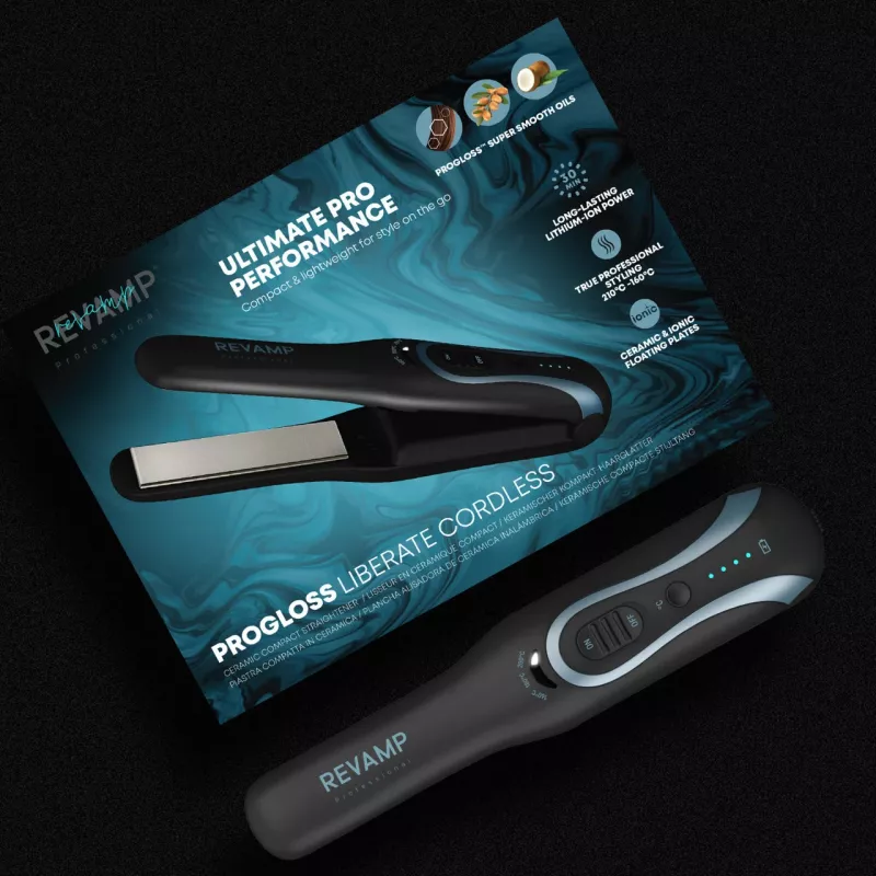 Plancha de pelo Revamp ST-1750-EU2 inalámbrica compacta cerámica, placas de cerámica inalámbricas compactas