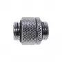 Alphacool Eiszapfen racor de doble nippell giratorio G1/4 macho a G1/4 macho - cromo (17245)