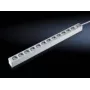Alargador de corriente Rittal 7240.310 2m 12 tomas de CA para interiores gris