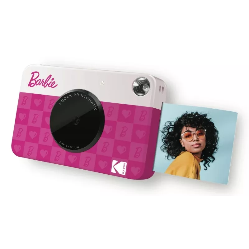 Kodak x Barbie Printomatic Cámara instantánea, rosa, impresión instantánea ZINK Zero-Ink (RODOMATICB10)
