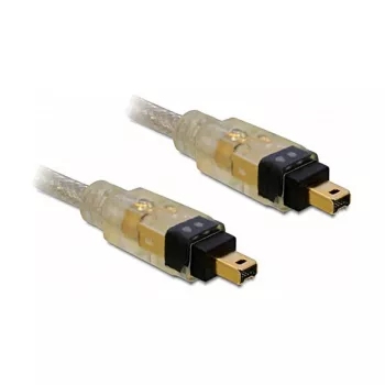 Cable FireWire A/A DeLOCK 1,0 m Gris