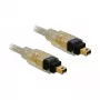 Cable FireWire A/A DeLOCK 1,0 m Gris