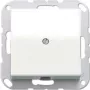 Toma de corriente Jung AS 590 A WW, blanco, carcasa de duroplast, diámetro de entrada 1,3 cm