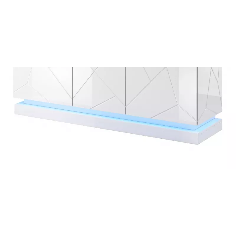 Cómoda con iluminación QIU 2D1K azul