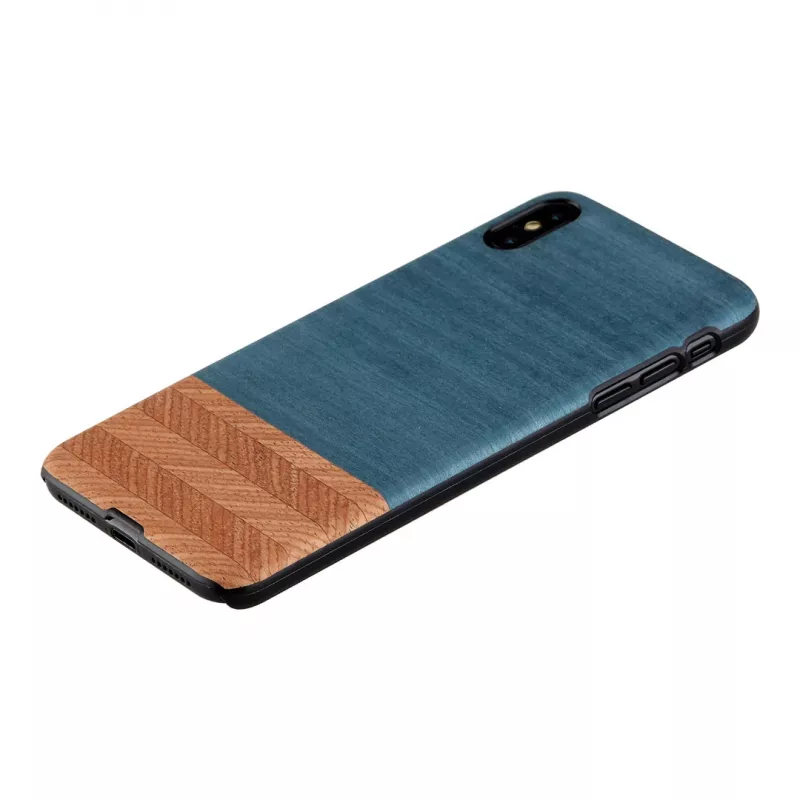 Funda para smartphone man and wood para iPhone XS Max — Denim negro
