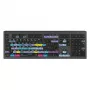 Logickeyboard ASTRA 2 teclado DaVinci Resolve para Mac, tamaño completo, USB con cable, mecanismo de tijera, QWERTZ alemán, negro