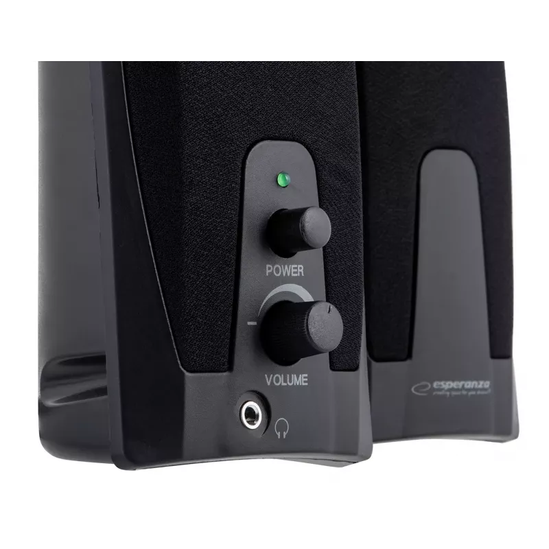 Altavoz Esperanza EP110 de 2 vías negro con cable 6 W