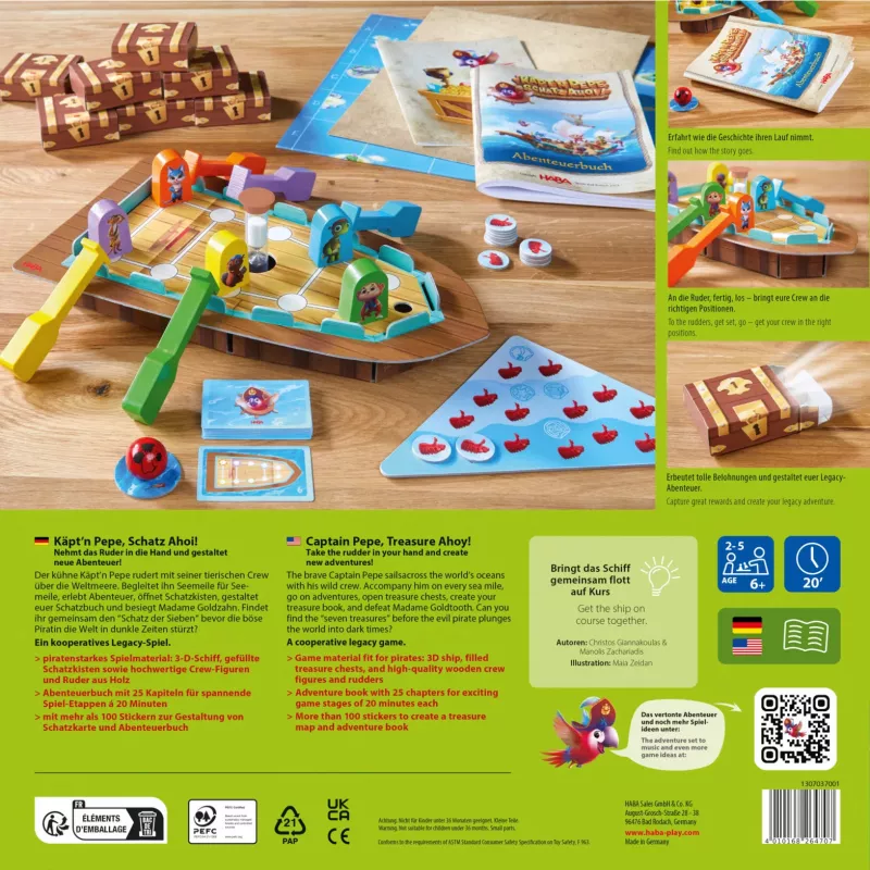 Captain Pepe Tesoro Ahoi, juego de mesa