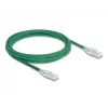 Cable de red DeLOCK RJ45 Cat.6A macho a macho 3 m verde