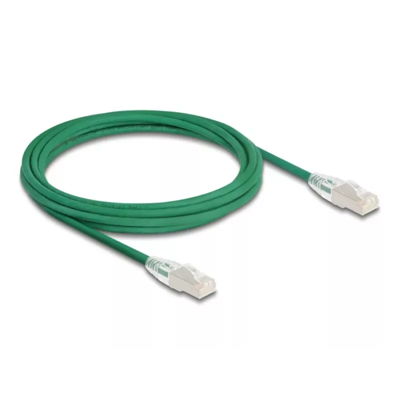 Cable de red DeLOCK RJ45 Cat.6A macho a macho 3 m verde