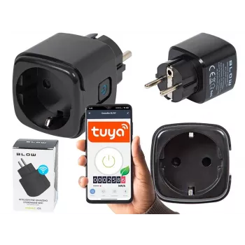 Enchufe inteligente BLOW TUYA V3 controlado por WLAN 16A, enchufe individual, encendido/apagado remoto