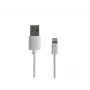 Cable Lightning Natec Prati (macho)->USB-A (macho) 2 m MFi blanco NKA-2149