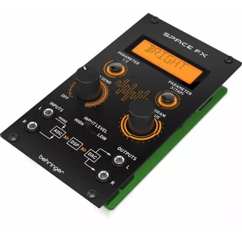 Unidad de efectos Behringer SPACE FX 0720-ABQ86-001 — procesador de efectos espaciales modular