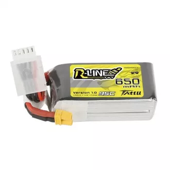 Batería Tattu R-Line 650mAh 14,8V 95C 4S1P XT30
