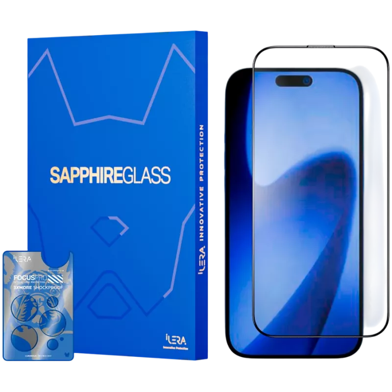 iLera Sapphire Ultra Glass 2.0 para iPhone 17 Pro Max