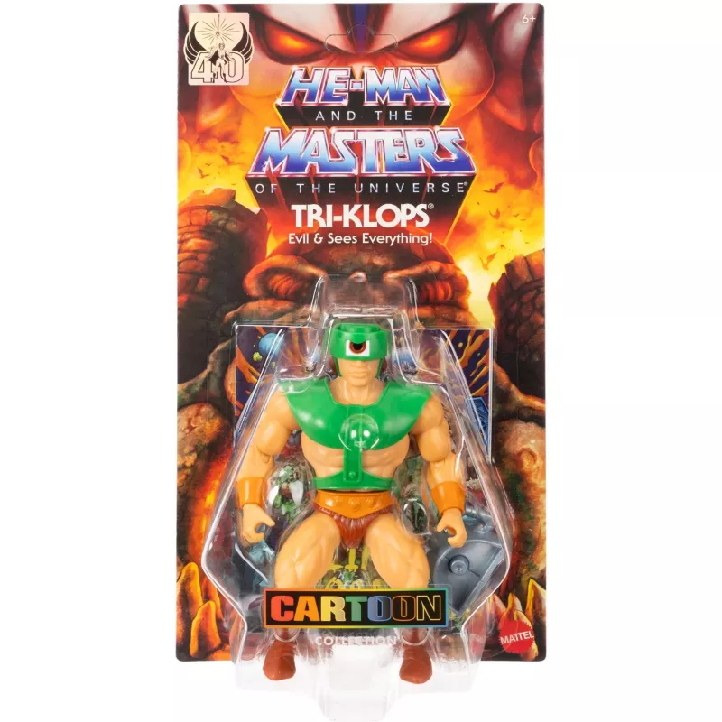 Figura de acción MATTEL M.o.t.U. Origins Tri-Klops 5,5 pulgadas figura de colección