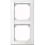 MERTEN Marco doble con portarótulos 470219 M-SMART blanco polar brillante 470219 470219 (470219)