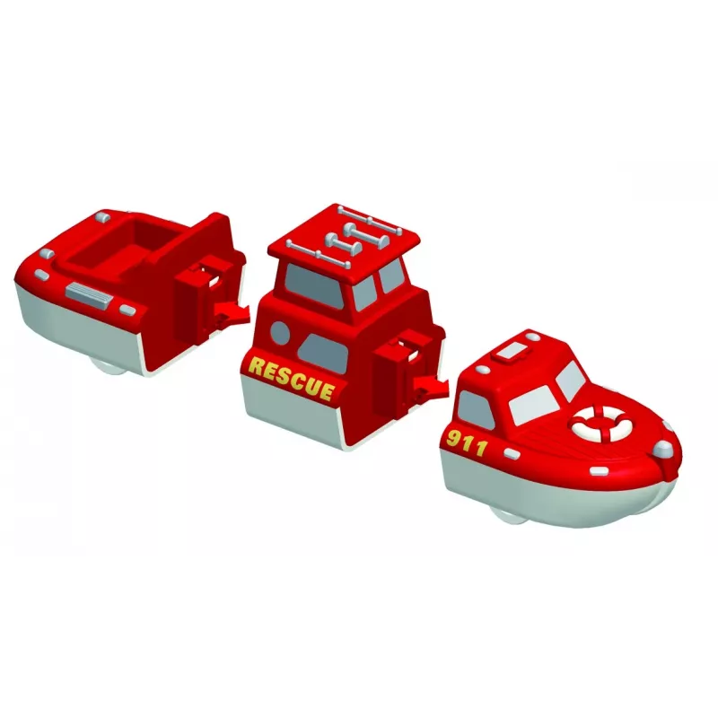 Set de vehículos Popular Playthings Mix or Match Vehicles Fire and Rescue