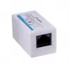 Adaptador de cambio de sexo de cable LANBERG RJ-45 a RJ-45, conector hembra–conector hembra, U/UTP Cat5e, blanco