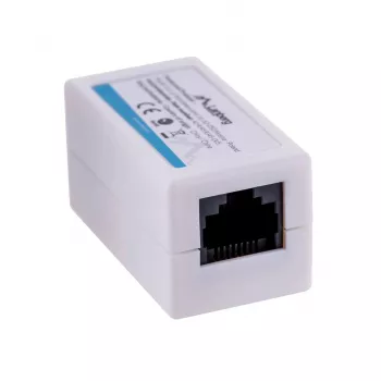 Adaptador de cambio de sexo de cable LANBERG RJ-45 a RJ-45, conector hembra–conector hembra, U/UTP Cat5e, blanco