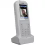 Teléfono DECT agfeo DECT 77 IP — auricular VoIP inalámbrico con manos libres, identificación de llamadas, pantalla (blanco)