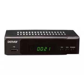 Receptor de televisión Denver DTB-133 Full HD DVB-T2 sintonizador digital