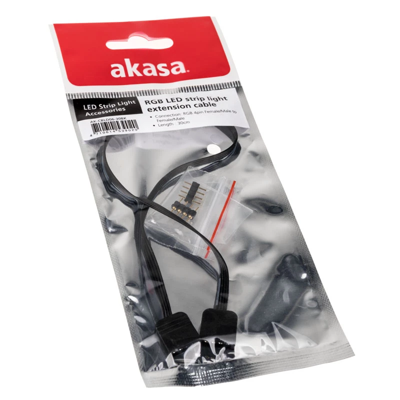 Cable de alimentación Akasa AK-CBLD06-30BK