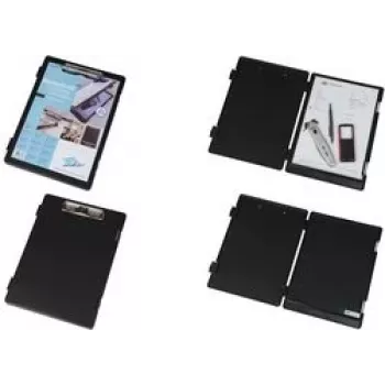 Tabla con pinza WEDO XS negra modelo 57 5001 — tabla de escritura portátil y delgada