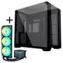 Lian Li O11 Vision Compact + TRYX PANORAMA ARGB Refrigeración líquida completa - negra, 360 mm