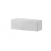 Conjunto de armarios de salón Cama VIGO SLANT 7 blanco/blanco brillante