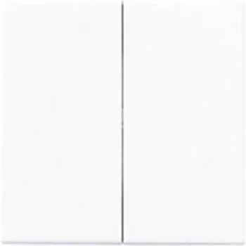 Tapa de interruptor de pared JUNG A 595 WW blanca – tapa simple, acabado blanco
