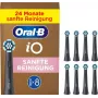 Cabezales de recambio Oral-B iO Gentle Clean pack de 8, negro — para zonas sensibles y cuidado de las encías
