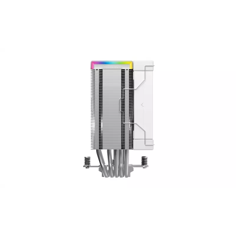 Disipador CPU DeepCool AK500S Digital SE – 5 heatpipes, ventilador FDB de 120 mm, PWM, Multi-LED, blanco, compatible con Intel LGA1150 y zócalos AMD