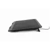 Soporte para portátil Gembird NBS-1F15-04 para portátiles de hasta 15 inch, negro, ABS, 330×250×25 mm