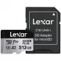 Memoria flash Lexar 512 GB UHS-I microSDXC SILVER PLUS
