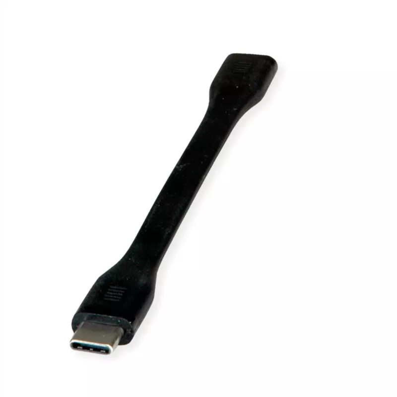 Adaptador de cable ROLINE USB4 Gen3x2 40Gbit/C-C ST/BU Plano – Cable – Digital/Datos