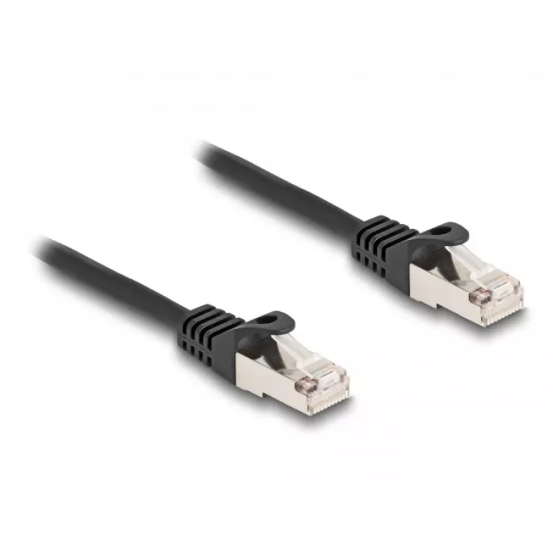 Cable de red DeLOCK conector macho RJ50 a conector macho RJ50 S/FTP 0,25 m negro