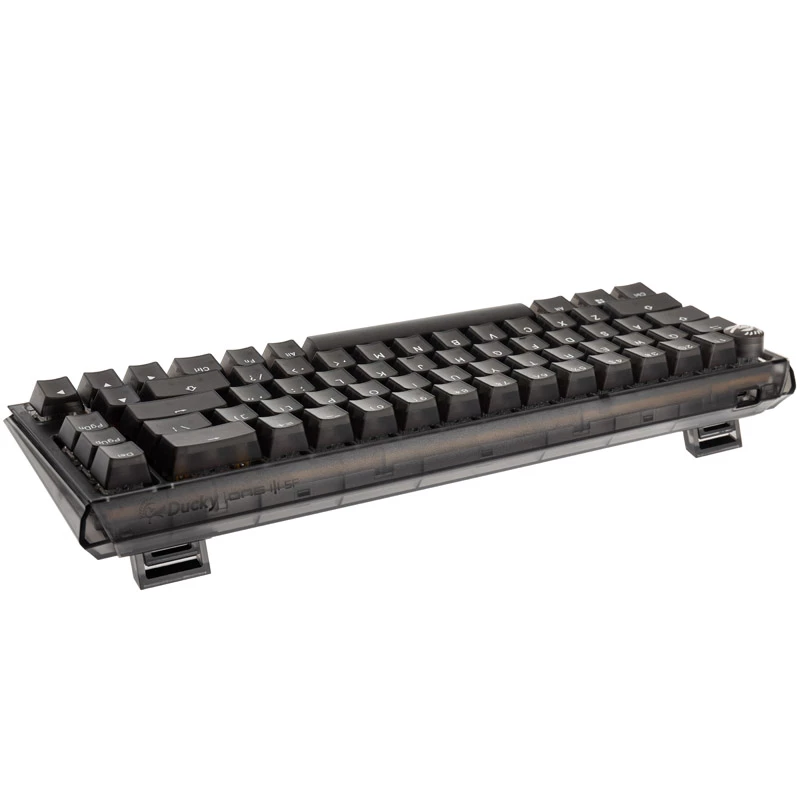 Teclado Ducky One 3 Aura SF gaming USB QWERTY US International Negro