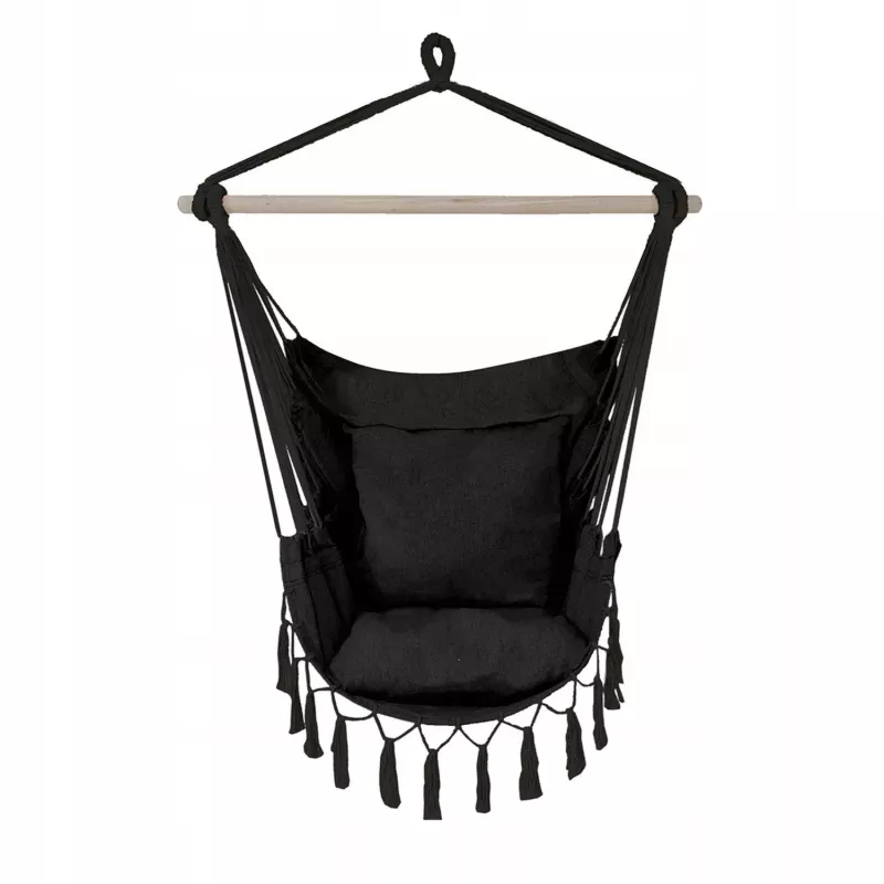 Black Forest | Hamaca | Silla brasileña 100x130cm negra