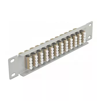 Panel de parcheo de fibra óptica DeLOCK 10