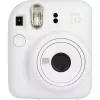 Cámara instantánea Fujifilm Instax Mini 12 Blanca — impresiones 86×54 mm, distancia focal 60 mm, pila AA